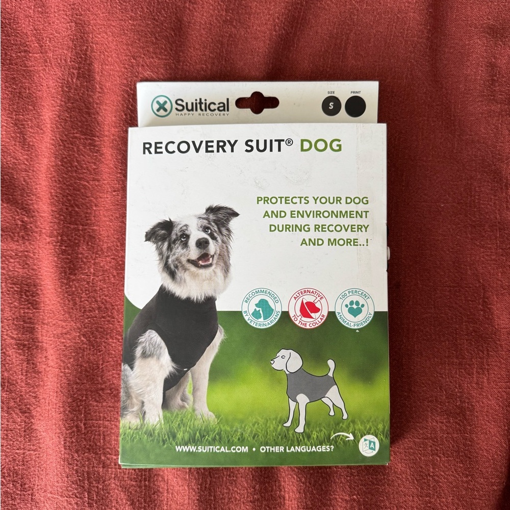 Black Recovery Suit for Dogs